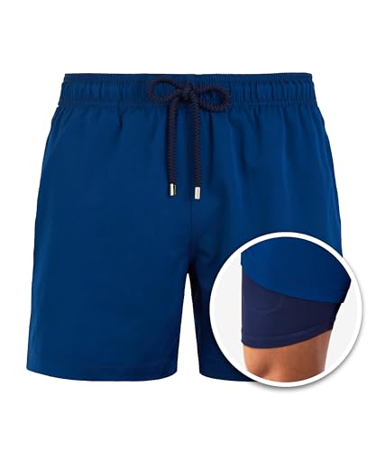 Capelle Miami Men's Luxury Swim Short- Blue Sapphire2