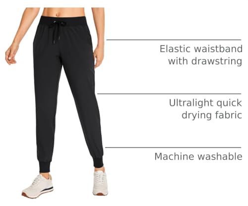 Image of CRZ YOGA Lightweight Workout Joggers 27.5 inch | Quick Dry, Pockets, for Women, Casual
