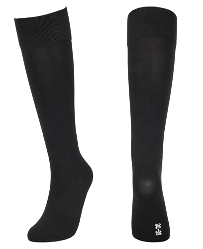 Athletic Soccer Socks for Men - Baseball Football Crew Stockings Knee High Sock for Adult Youth Sport Softball