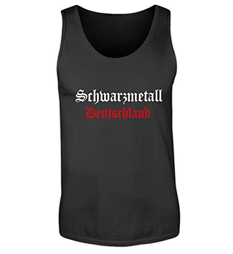 Camiseta de tirantes fina estilo metal negro de Alemania para hombre talla L