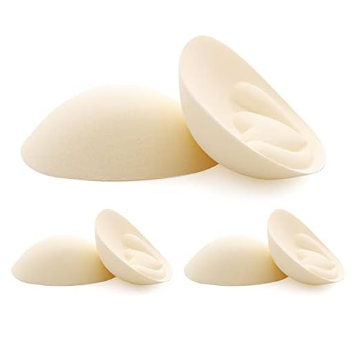 FOOT OF THE TREE Super Thick Bra Pads Inserts 3 Pairs Removable Breast Enhancers Push Up Bra Cups Paddings,BE4CM-S
