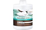 Dr Sante - Champú Extra Hidratante de Aceite de Coco para Pelo Dañado, Natural sin Parabenos, 1000ml