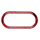 Couvercle de voyant d'avertissement intérieur en fibre de carbone rouge pour MINI Cooper F55 F56 Countryman F60 Autocollant Décalque