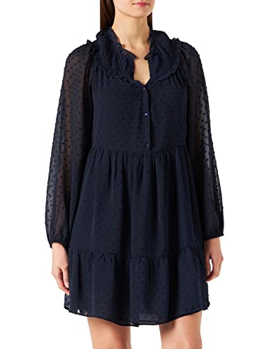 Naf Naf R1 Rabbit Vestido, Azul Marino, 34 para Mujer Cover