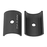 Construction en alliage d'aluminium : cette pièce de conversion pour guidon de vélo est fabriquée en alliage d'aluminium, durable et pratique.