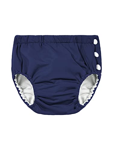 Century Star Swim Diapers Reusable Swim Diaper Washable Baby Infant Toddler Waterproof Swimming Diapers Navy 12-18 Months