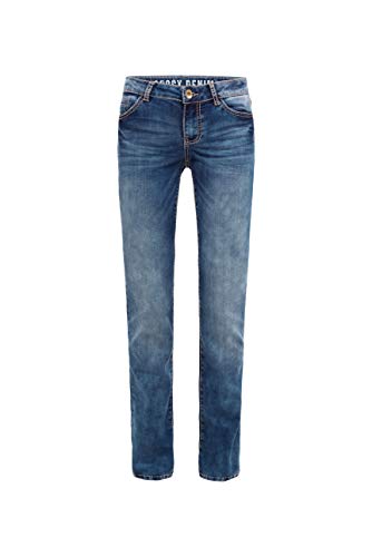 Preisvergleich Produktbild SOCCX Damen Dark Stone Used Denim RO:My mit geradem Bein