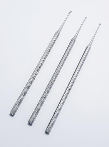 Dental Scaler Right 2 mm 15.5 cm Tartar Calculus Plaque Remover 3 Pcs #147510070