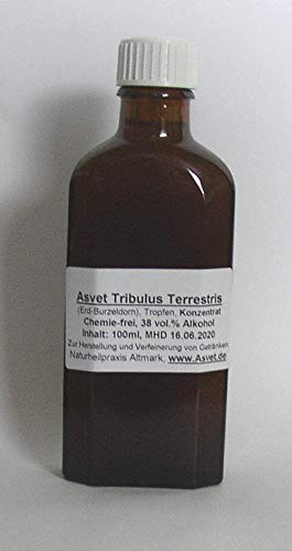 100ml Asvet Tribulus Terrestris Tropfen, Tinktur, Testosteron Booster
