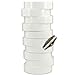 10 Pack of Mighty Gadget (R) Professional Grade UL Listed White Color PVC Electrical Tapes with Durable Rubber Based Adhesive, Rated up to 600 Volts and 176 °F - Dimensions: 3/4" (W) x 60 Feet (L)