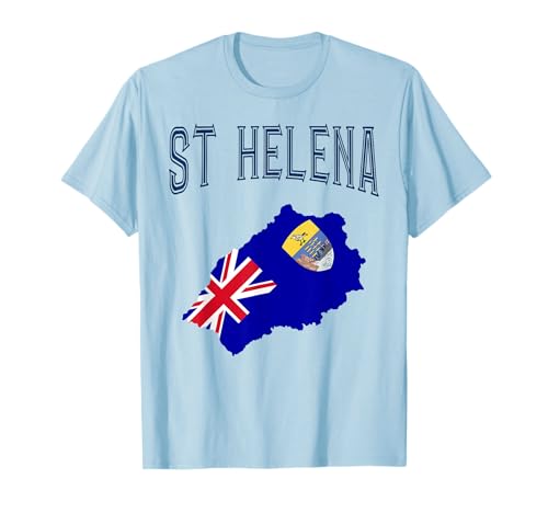 Retro St Helena Flag Vintage Throwback Souvenir T-Shirt