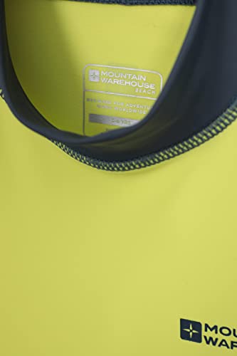 Foto von Mountain Warehouse Neoprenanzug Kinder - Langarm-Neoprenanzug mit UV-Schutz Rash Guard, Schwimmanzug für Jungen und Mädchen, Flatlock-Nähte, schnell trocknend, dehnbar Legiertes-Grau 13 Jahre