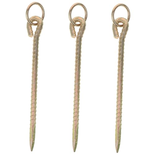 Kisangel 3個畜牧地?配 大型犬用 地面固定 ステーク アウトドア用 ドッグ