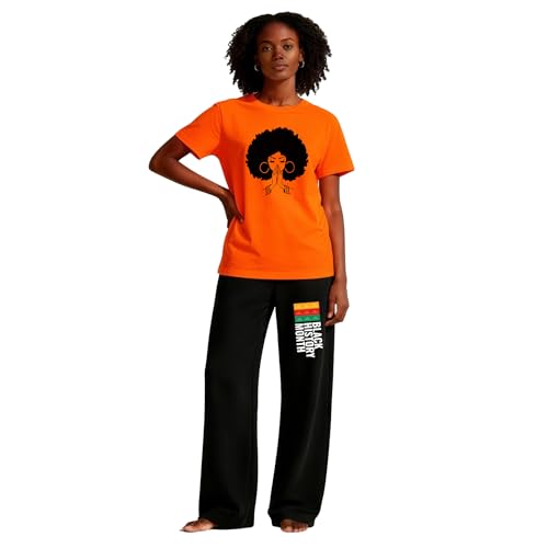 Image of Black History Shirts Black Graphic tees for Men and Women, Magic Fashion Afro American Natural Hair Vintage Melanin T-Shirts