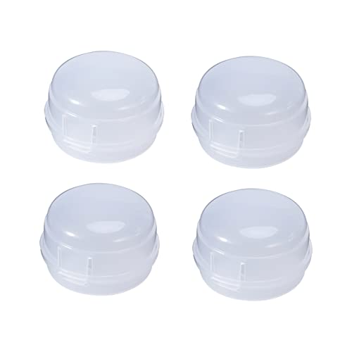 HEMOTON Gas Protector 4pcs Safety Stove Knob Covers Fit Most Stoves Plastic 12x5x3cm/4.7x2.0x1.2inch