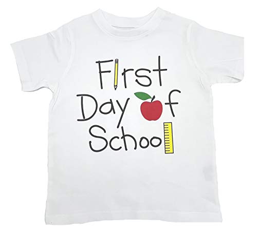 First Day of School Shirt, Pre-K Toddler T-shirt, Children's Back To School Clothes, Short Sleeve2
