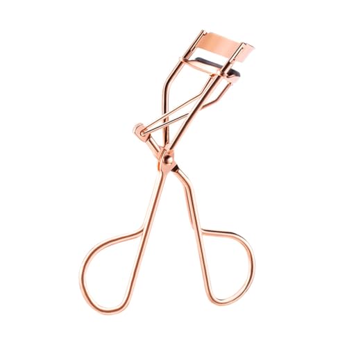Nuqin Mini Eyelash Curler Rose Gold Eye Lash Curler for Hairdressing Salons Home Grooming Making Girls' Short Messy Sparse Eyelashes Comfortable Hold Thicker More Curly and Fuller