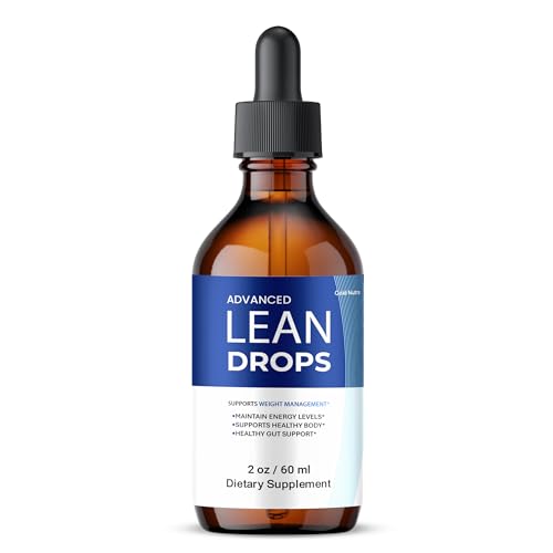 Gold Nutra Lean Drops All Natural Maximum Strength Formula LeanDrops Supplement Liquid Energy Wellness and Health (1 Pack)