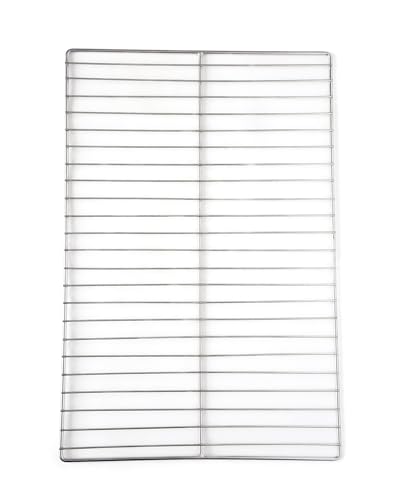 Image of KMW Stainless Steel BBQ Grill I Professional Quality for Home & Restaurant Use I Cooking Surface, Durable & Portable for Outdoor Cooking I 60x40 CM