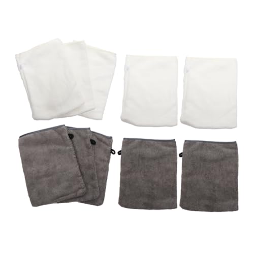 Démaquillants réutilisables en fibre fine visage et corps, lingette lavable grand format