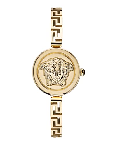 Versace Medusa Secret Collection Luxury Womens Watch Timepieces with a Gold Bracelet, Case and Dial