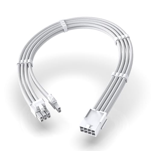 EZDIY-FAB PCIe 8-Pin Female auf PCIe 8-Pin (6+2) Male Stromversorgungsadapter Verlängerungskabel...