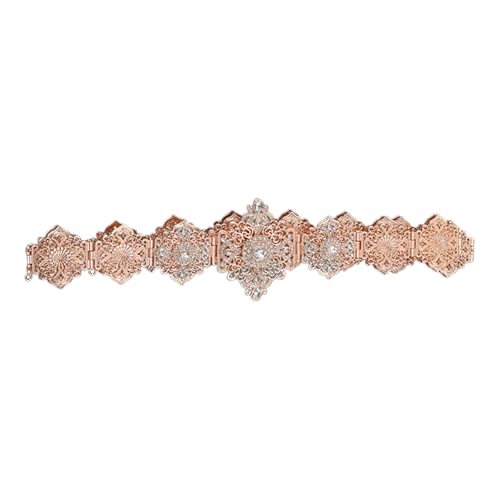 Ceinture de mariage en cristal Lavishness en métal scintillant de style élégant pour cérémonie