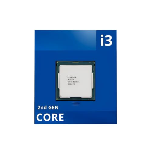 Image of Core i3-2470 Desktop Processor, 2rd Generation, 3.20 GHz Base Speed, 6MB Cache, LGA 1155 Socket, 4 Cores, Compatible with Intel H61 Motherboards