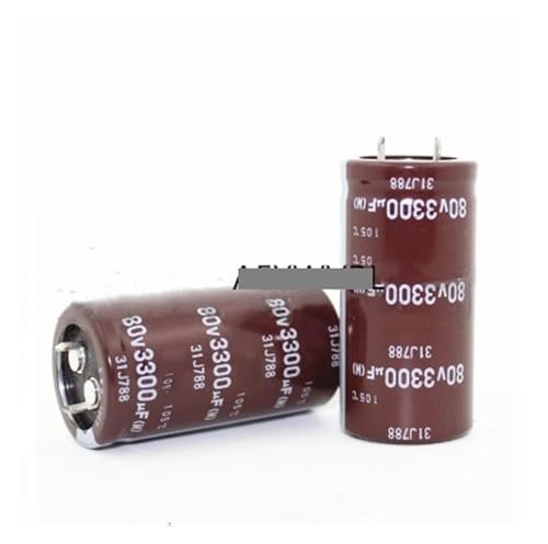 Condensateur 3300UF 80V 25x40mm VOGGWBMQ composant électronique pour filtrage de courant