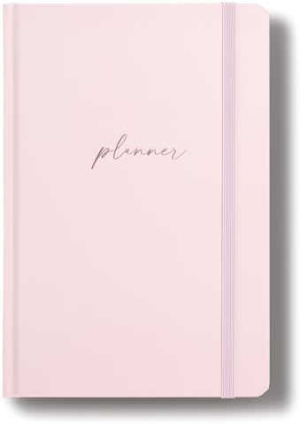 2026 Planner - Undated Monthly, Weekly & Daily Planner for Planning Your Success - To Do List, Habit Tracker, Hardcover, Aesthetic, Academic, Stylish School or Office Supplies (Pink, A5)