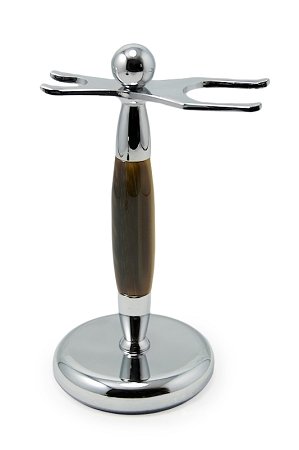 West Coast Shaving Stand 308, Faux Horn-Helps Prolong The Life of Your Brush