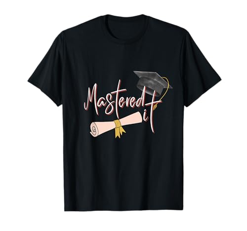 Mastered it Master Degree Woman Graduate MBA Graduation 2025 T-Shirt
