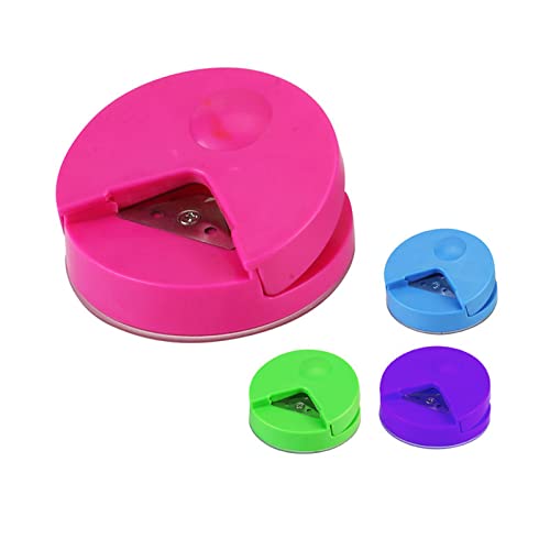 Punch de Esquinas Redondeadas Portátil Cortador Redondas para Tarjetas Manualidades Scrapbooking Papel Regalo Pegatinas Fotos Laminados y Proyectos DIY ABS Metal Almacenamiento Desechado Fácil Usar Al