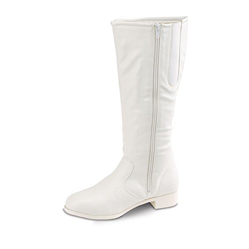 Danshuz Dallas Knee High Boots - White - Main Image
