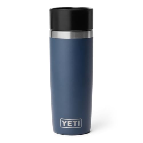 Image of YETI Rambler 16 oz Travel Bottle, Stainless Steel, Vacuum Insulated with Leakproof Commuter Cap, Navy