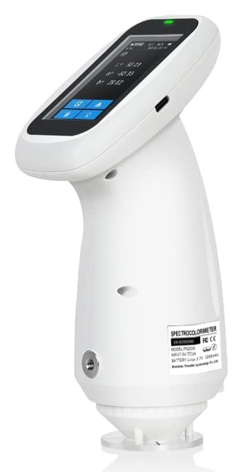 Three Apertures Spectrocolorimeter Colorimeter Test Equipment with Stabilizer Position Camera Locating Three Apertures MAV Φ8mm SAV Φ4mm LAV 1x3mm Repeatability 0.03 USB Interface