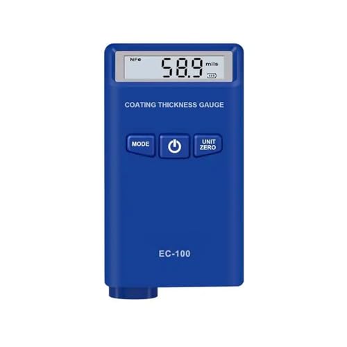 Medidor digital de espesor de recubrimiento 0-2000um para película de automóvil y pintura con sonda F/N y pantalla LCD miniatura 2