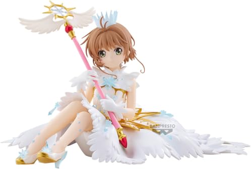 Banpresto Sakura Kinomoto Cardcaptor Sakura Clear Card 14 cm - PZ71293P Multicolore - Figura da collezione, ideale per gli appassionati di anime