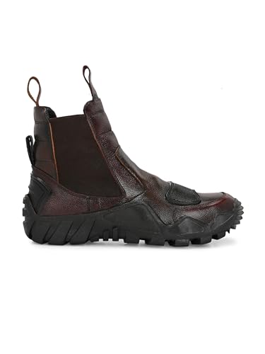 Image of Eego Italy Genuine leather anti skid steel toe safety chelsea boots