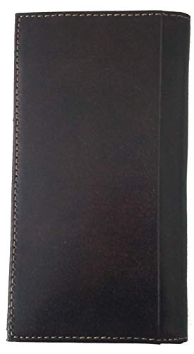 Custom Masonic Square and Compasses Nocona Cross Long Chocolate Wallet3