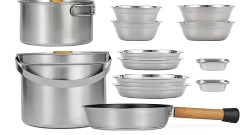 �|�[�^�u���X�e�����X�X�`�[���L�����v�|�b�g�Z�b�g�A���O�s�N�j�b�N�A�X�[�v�|�b�g�A���s�p������p(14PCS)