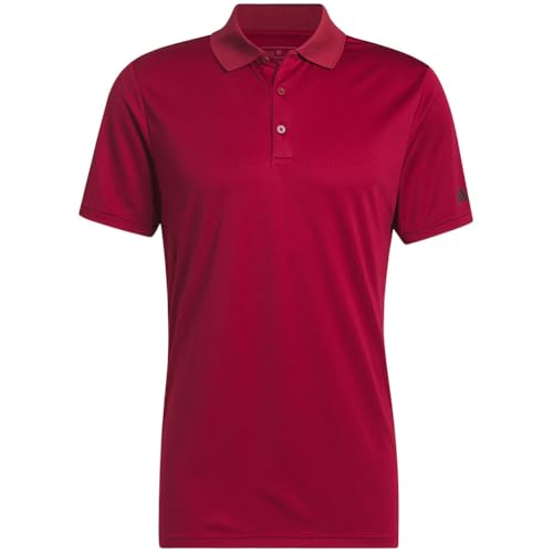 adidas Golf adi Performance Short Sleeve Polo Collegiate Burgundy XL