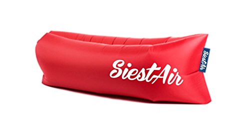 Bolsa Sofa hinchable con aire SIESTAIR (rojo)