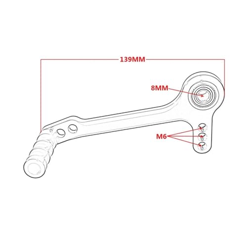 Sélecteur de vitesse réglable à double roulement pour commandes reculées moto