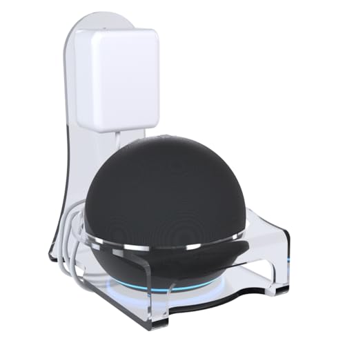 Suporte Stand de Tomada Parede Compatível com Alexa Echo Dot 3ª 4ª e 5ª Geração e Echo Pop - ARTBOX3