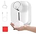 LAOPAO Dispenser di Sapone Automatico 320ml, Dispenser di Sapone Schiumogeno Ricaricabile Senza Contatto con Sensore di Movimento a Infrarossi, Display a LED, Montaggio a Parete per Cucina e Bagno