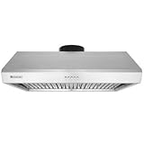 XtremeAir Ultra Series UL13-U36, 36' width, Baffle filters, 3-Speed Mechanical Buttons, Full Seamless, 1.0 mm Non-magnetic S.S, Under cabinet hood