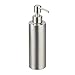 Produktbild Relaxdays Seifenspender, nachfüllbar, Bad, WC, Küche, Pump Flüssigseifenspender, gebürsteter Edelstahl, 300 ml, Silber, 1 Stück
