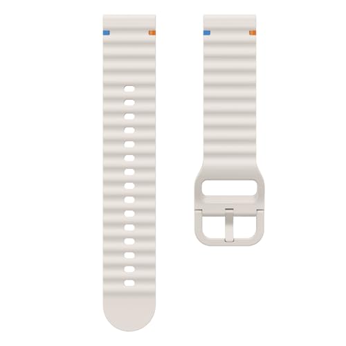 Image of YODI 22mm New Metal Buckle Original Colourful Stiching Points Silicone Strap Band Compatible with Amazfit GTR 2, GTR 2e, GTR 47MM / Noise Fit Endure, Fit Evolve, Fit Active Smartwatch Bands