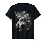 Photo Gallery divertente barboncino selfie con fantasmi foresta infestata cane halloween maglietta Photo Gallery divertente barboncino selfie con fantasmi foresta infestata cane halloween maglietta